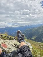 Ausblick ins Skigebiet Tuxen, kurz vor dem Mitterwandskopf