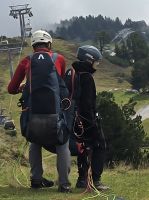 letzte Handgriffe vor dem Abflug von der Penken Bergstation nach Mayrhofen