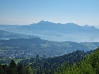 Blick zum Vierwaldstättersee und der Rigi