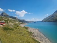 Fahrt mit dem Bernina-Express (Lago Bianco)