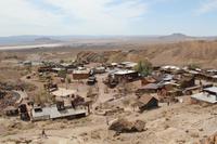 Blick über die Calico-Geisterstadt