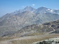 auf dem Gornergrat mit Blick in Richtung Rothorn