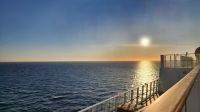 Sonnenuntergang auf der Norwegian Jade
