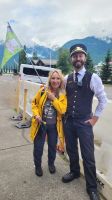 Schaffner des White Pass Summit Scenic in Skagway