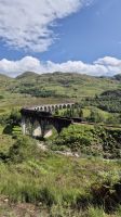 Jacobite Steam Train auf dem Glenfinnan Viaduct
