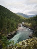Auslauf vom Slettafossen...