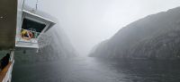 MS Trollfjord gedreht im Trollfjord 
