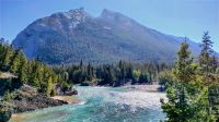 Am Bow River Wasserfall 
