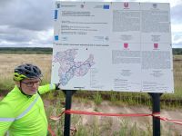 Sylvester erklärt die heutige Bikeroute
