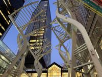 1. Tag – Anreise nach Calgary – Fußgängerzone von Calgary am Abend