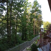 Masuren: Blick aus unserem Hotel Mazuria in Sensburg