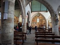 Inneres der Kirche Saint-Miliau