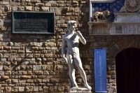Florenz - Firenze - Rathausplatz mit David
