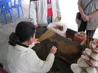 Herstellung von Räucherstäbchen