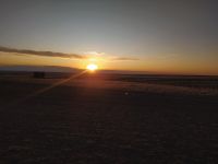 Saurierfundstelle Bayanzag: Sonnenuntergang