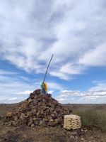 versteckte Ruinen vom Kloster Ongi