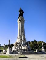 Marques de Pombal, Statue des ersten Marquis von Pombal: Sebastiao José de Cavalho e Melo