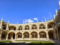 Der beeindruckende Kreuzgang im Hieronimoskloster in Belem