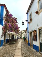 Obidos ist sehr farbenfroh, ein maurisches Erbe