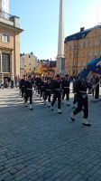 Stockholm Wachablösung am Schloßplatz