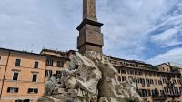 Piazza Navona Brunnen mit Obelisk Rom