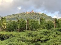 Abschiedsfoto von der Hohkönigsburg über dem Hotel