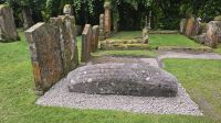 Hogback- Wikinger-Grabstein in Luss