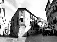 Gasse in der Altstadt von Salamanca