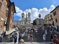 Spanische Treppe Rom Blick von unten