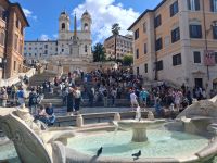 Pietro Bernini Brunnen vor Spanischer Treppe Rom