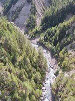 124 Ausflug in die Landwasserwelt -  Blick in das Landwassertal vom Wiesener Viadukt
