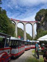145 Ausflug in die Landwasserwelt - Regionalzug auf dem Landwasserviadukt