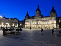 Spanien, A Coruña, Plaza Maria Pieta