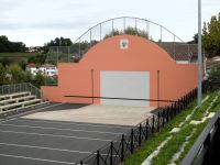 Fronton-Wand in Espelette 