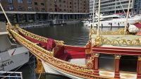 die Gloriana in den St. Katharina Docks