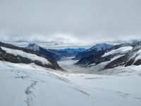 auf dem Jungfraujoch... (Großer Aletschgletscher)
