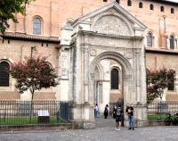 Eingang zur Kathedrale St.Sernin in Toulouse 