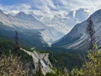 10. Tag – Banff bis Jasper – Icefields Parkway – Fotostopp am „Big Bend“