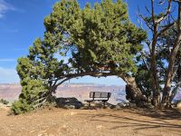 Aussichtspunkt am Dessert Watch Tower auf den Grand Canyon