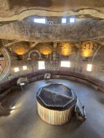 Wandmalereien der Hobi Indianer im Dessert Watch Tower