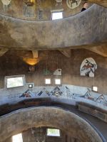 Wandmalereien der Hobi Indianer im Dessert Watch Tower