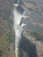 Vic Falls aus der Vogelperspektive