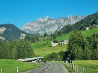 Fahrt zur Schwägalp (Blick zum Säntis)