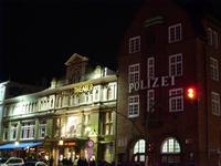 Davidwache an der Reeperbahn ... bei Nacht