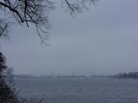 Blick Über die AuÁenalster zur Innenstadt