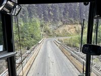 12. Tag – Jasper bis Clearwater – Ausflug in den Wells Gray Park – Holzbrücke