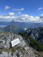 Blick auf den Klettersteig