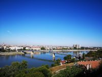Der Blick über Donaugebiet in Novi Sad
