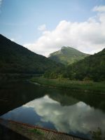 Entlang der Strasse......