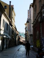 Die Strassen von Altstadt Sarajevo 
